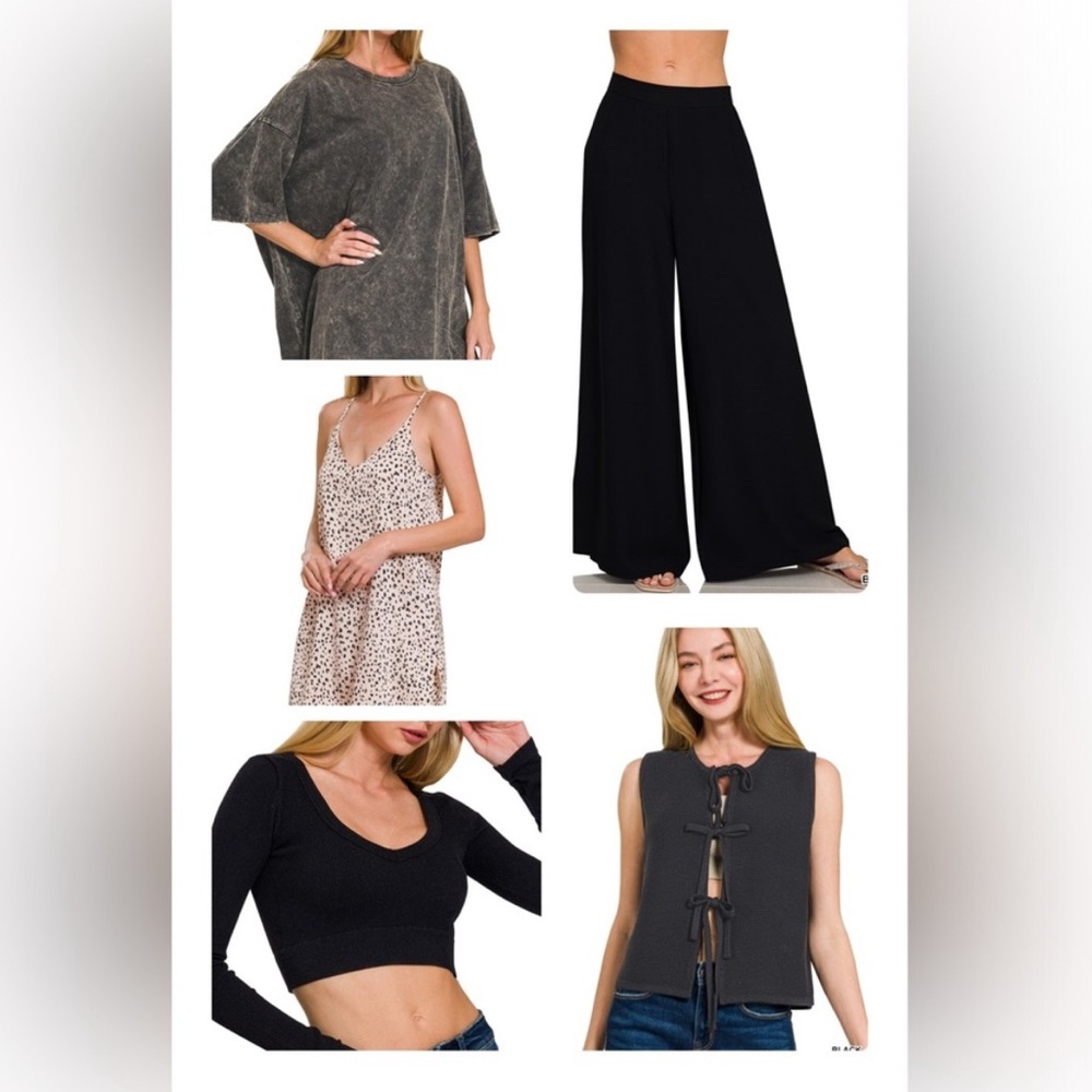 Zenana 5-Piece Boutique Bundle Size L (Some L/XL)